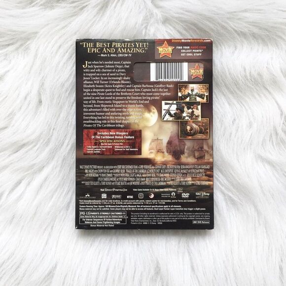 🔃Pirates Of The Caribbean At World's End DVD - Picture 2 of 4